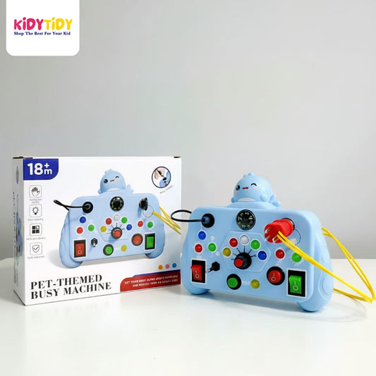 Dinosaur Busy Board Machine - Sensory Learning Toy 🦕