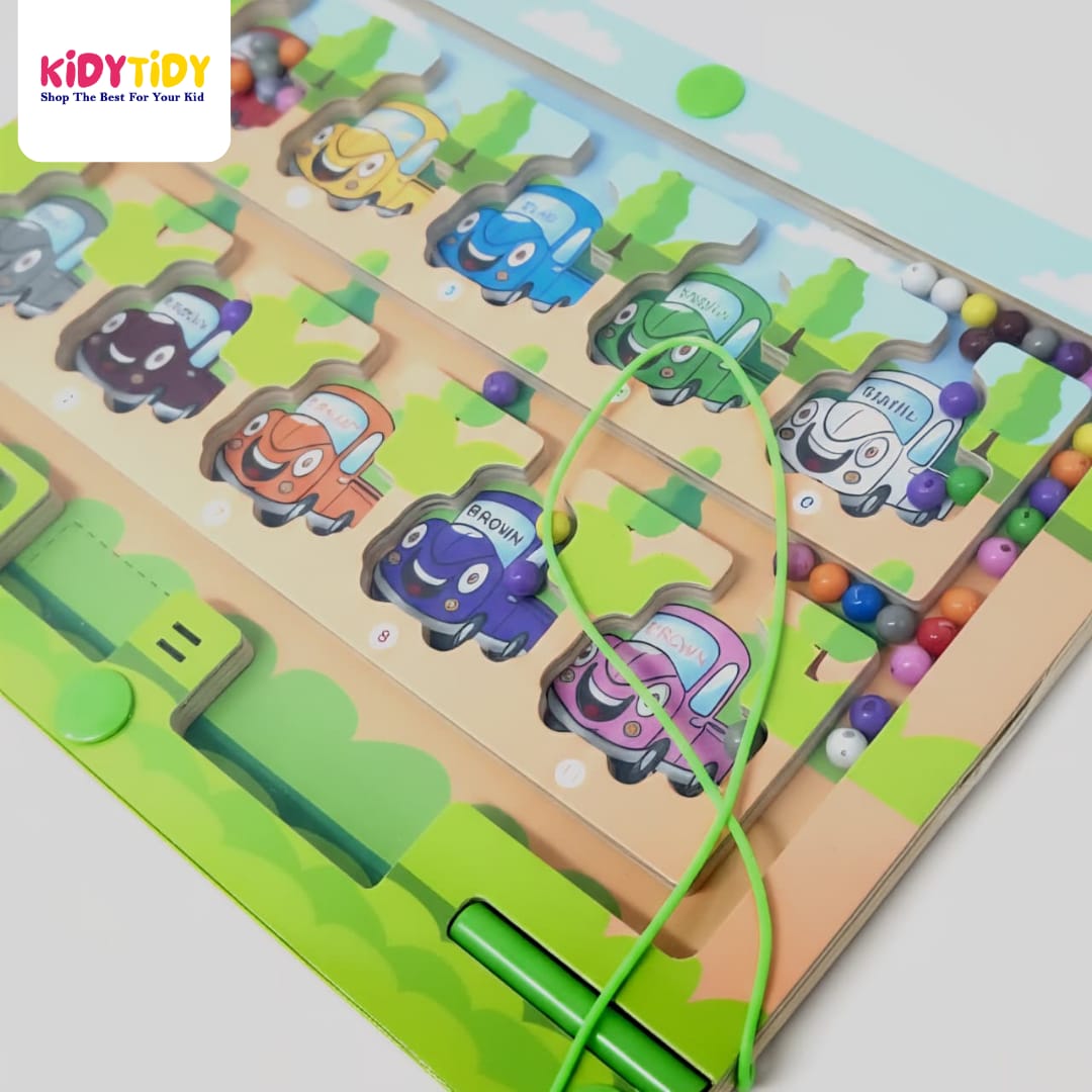 2-in-1 Magnetic Maze Puzzle Board – Fun Learning Game for Kids