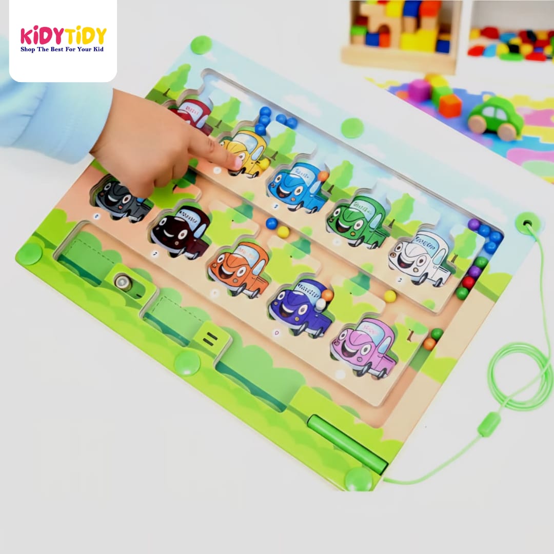 2-in-1 Magnetic Maze Puzzle Board – Fun Learning Game for Kids