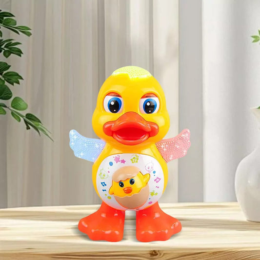 Musical dancing duck toy
