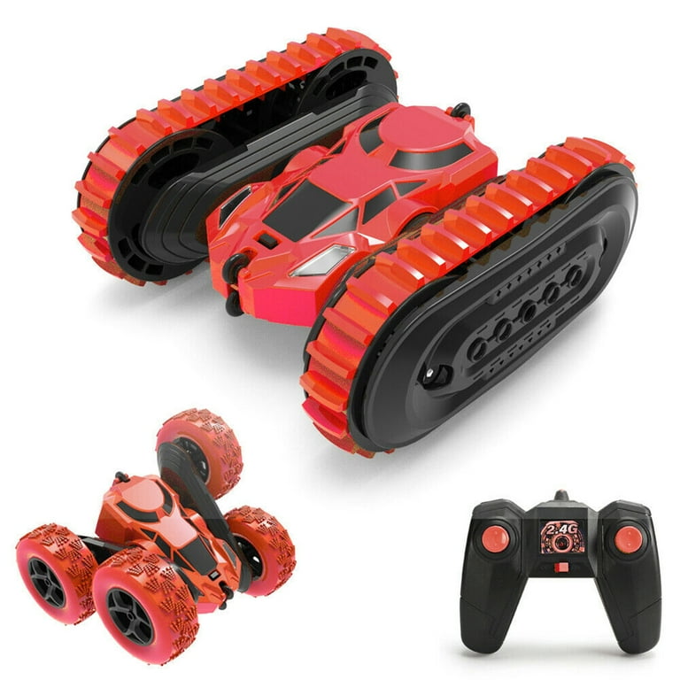Tornado Stunt RC Car – 360° Spins, Flips & Double-Sided Driving Fun!