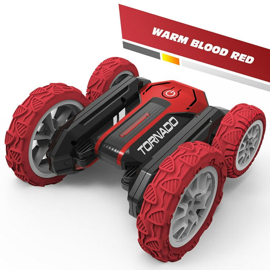 Tornado Stunt RC Car – 360° Spins, Flips & Double-Sided Driving Fun!