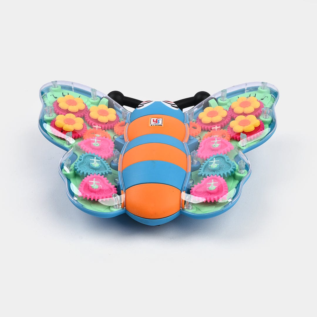 Gear Butterfly – Musical & Light-Up Educational Toy 🦋