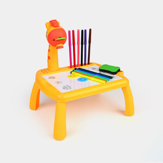 Giraffe Projector Art Desk for Kids