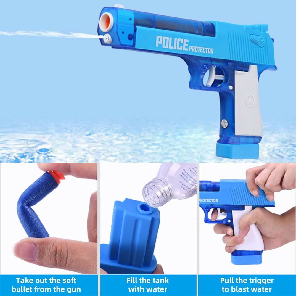 Cutie Soldier 2-in-1 Toy Gun – Foam Dart & Water Blaster
