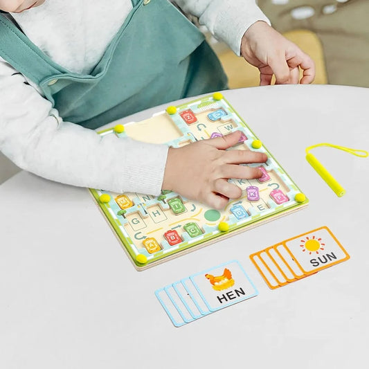 Magnetic Alphabet Learning Board for Kids