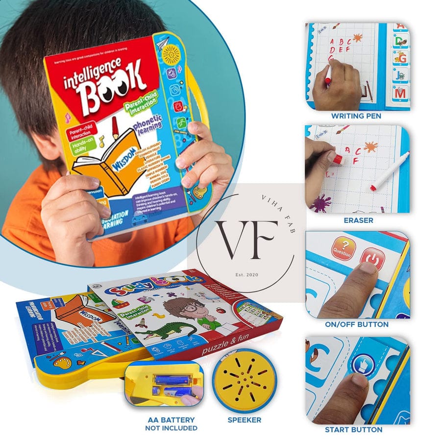 📘 Intelligence Learning Book for Kids – Interactive Educational Toy