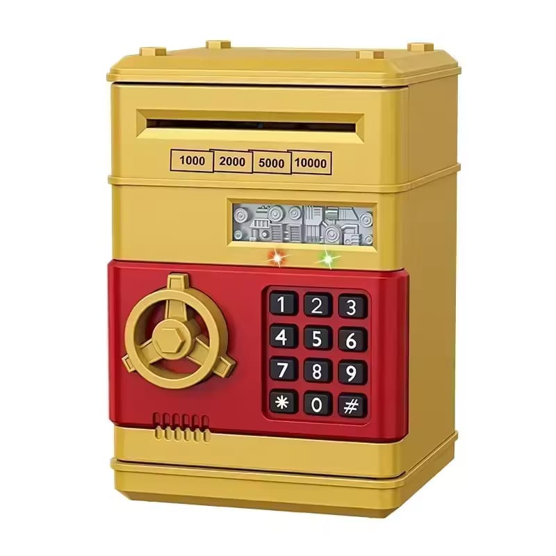 Kids' Electronic Code Piggy Bank - Pink ATM Safe