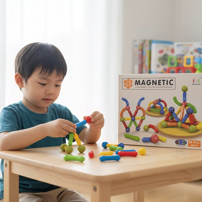 Magnetic Building Set – 36 Pieces Educational Construction Toy