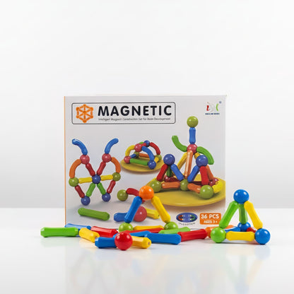 Magnetic Building Set – 36 Pieces Educational Construction Toy