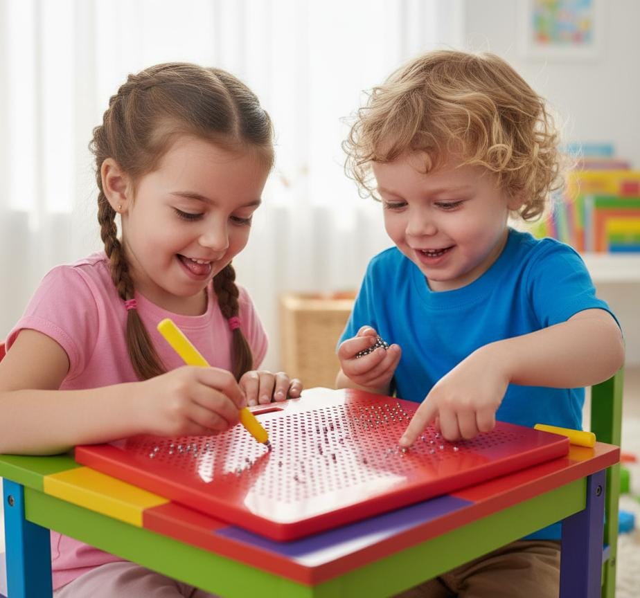 Magnetic Drawing Board for Kids – Large Size