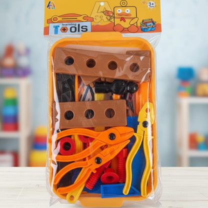 Kids Learning Tools Play Set – Construction Tool Kit for Boys & Girls