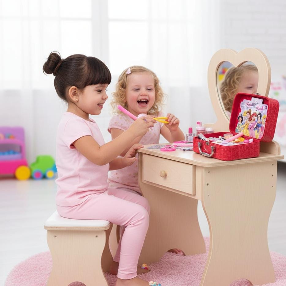 Princess Cosmetic Pack – Kids Makeup Vanity Case ✨