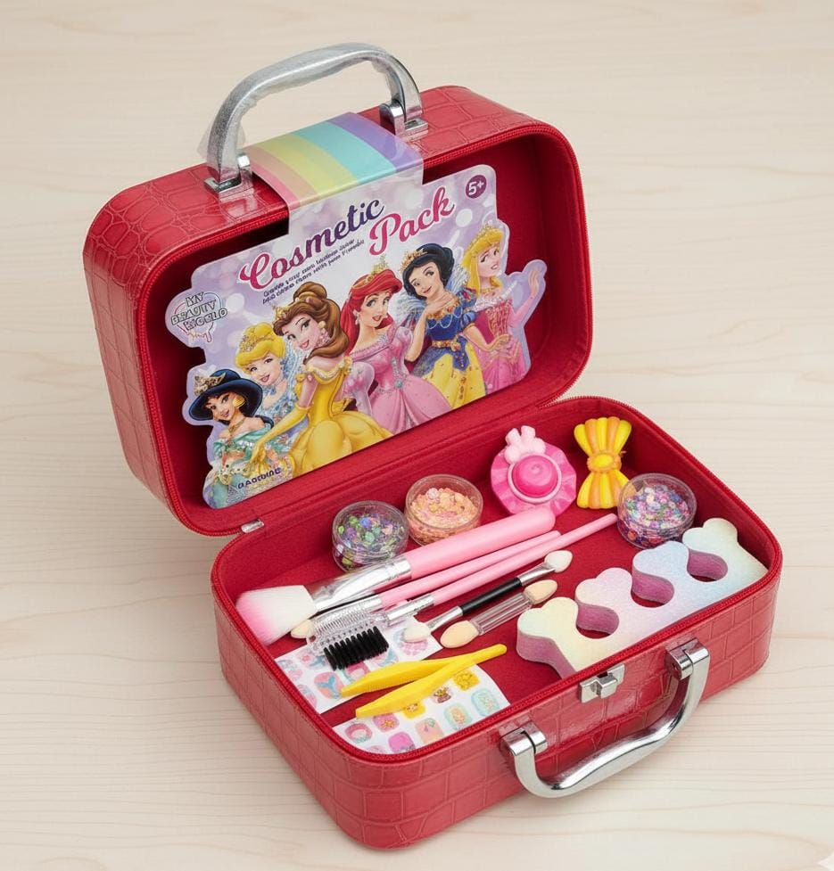 Princess Cosmetic Pack – Kids Makeup Vanity Case ✨