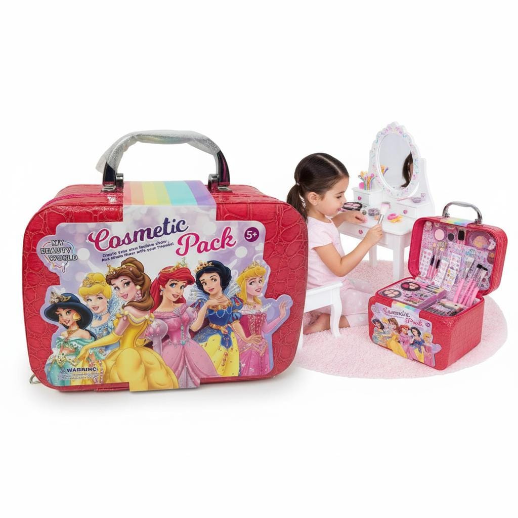 Princess Cosmetic Pack – Kids Makeup Vanity Case ✨