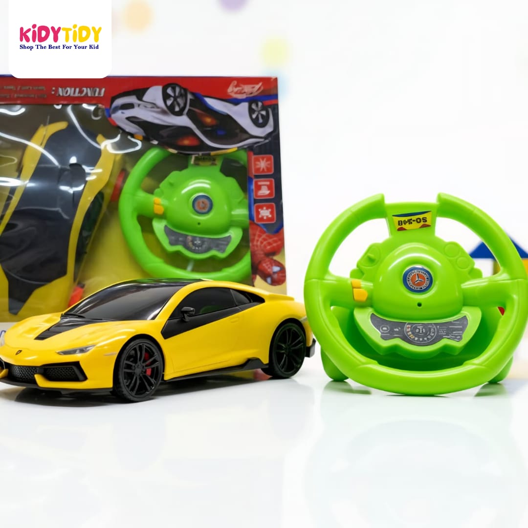 Remote Control Sport Car with Steering Wheel
