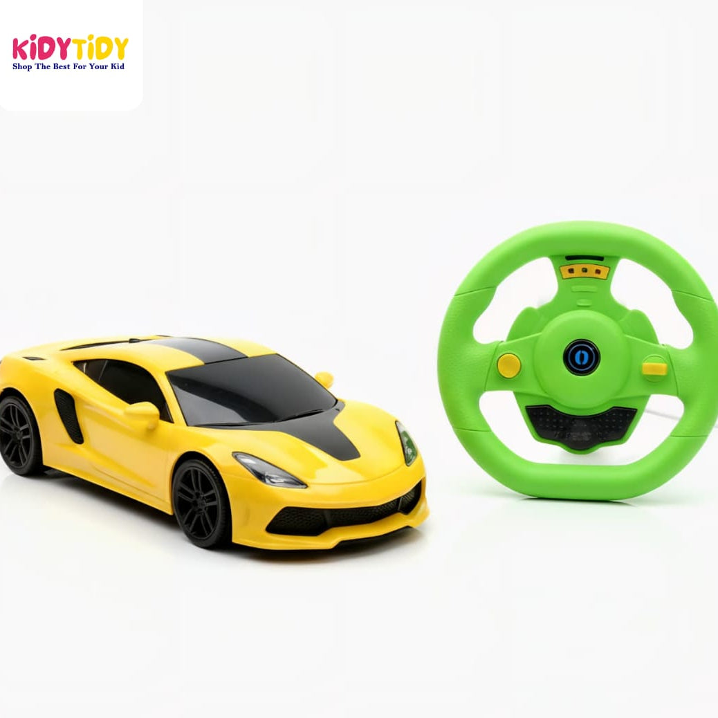 Remote Control Sport Car with Steering Wheel