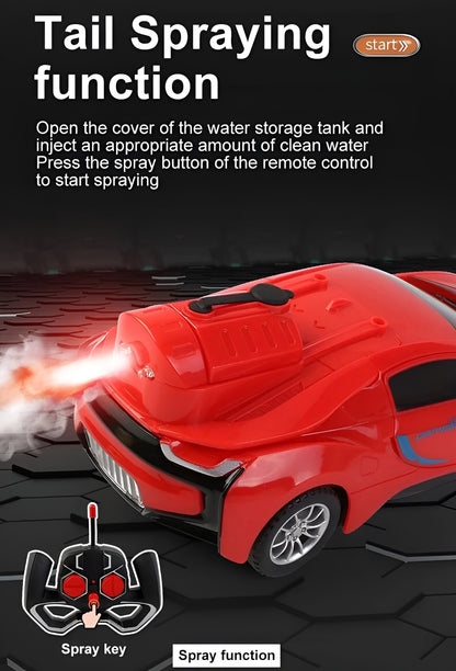 3D Light Spray RC Truck Car