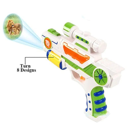 Kids Colorful Projector Toy Gun