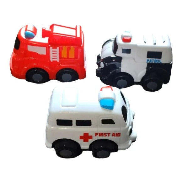 MiniRescue Wheels – Emergency Vehicle Toy Set