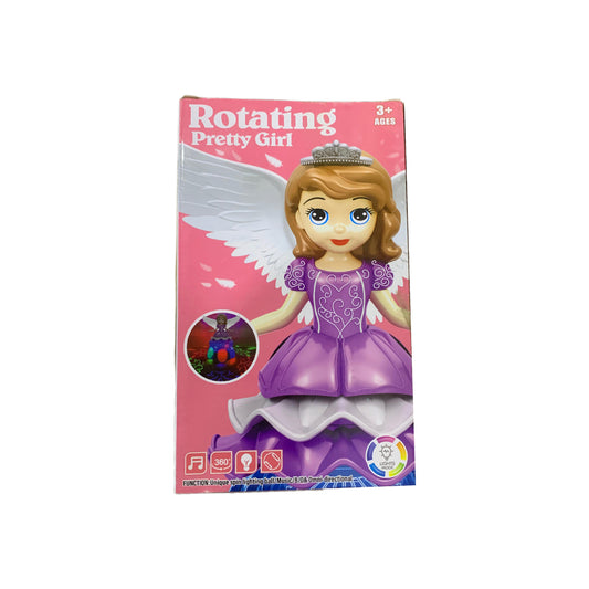 Twinkle Spin Princess – Rotating Light-Up Angel Doll