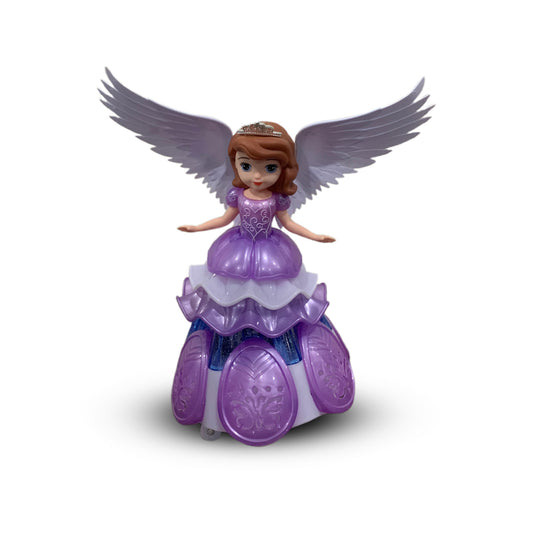 Twinkle Spin Princess – Rotating Light-Up Angel Doll