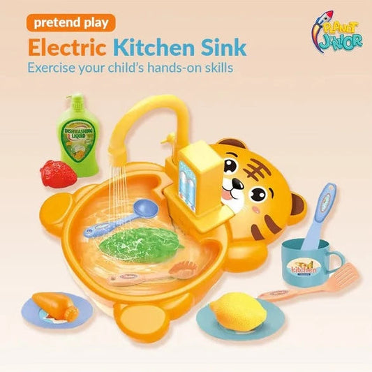 Electric Kitchen Sink Toy Set for Kids